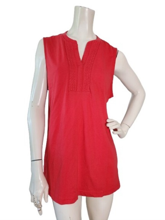 croft & barrow Tops - Croft & Barrow Tank Top Women's XL Red Cotton Modal NEW